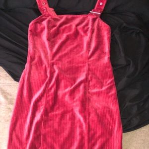A red mini dress never worn